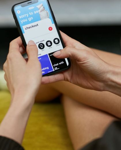 check-in/check-out citizenM app