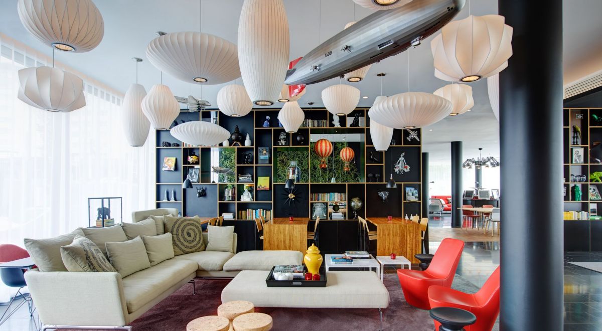 citizenM Paris Charles de Gaulle airport - living room