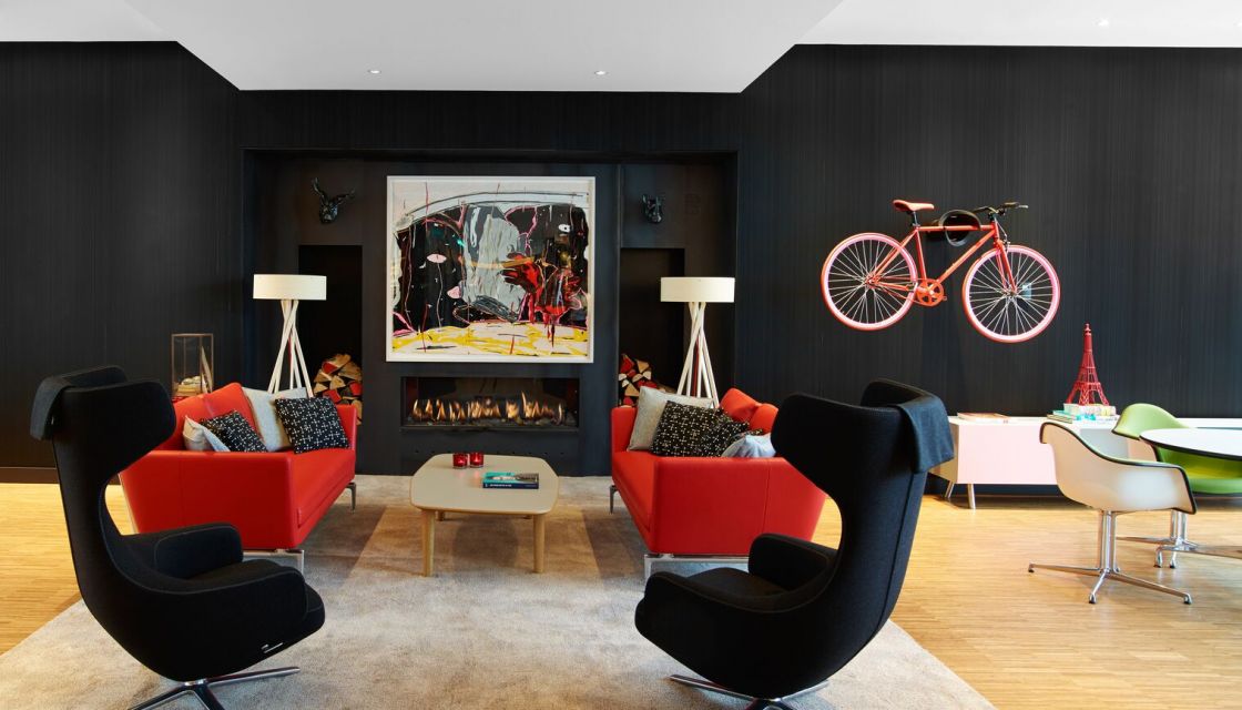 citizenM Rotterdam hotel - living room
